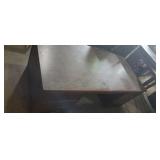 Short desk (low hight) laminate top 6 drawer