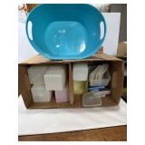 Plastic Freezer Containers and Beverage Tub