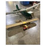 2 homemade Piper cub airplanes
