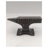 Modern cast iron Harley-Davidson anvil