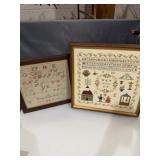 framed traditional-style counted