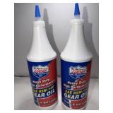2 New Lucas Oil SAE 85W-140 Heavy Duty Gear Oil