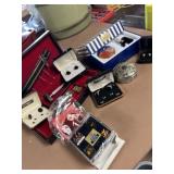 Menï¿½s keepsake box with cuff links, money clip,