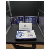 UNITED STATES MINT 2003 PROOF SETWITH BOX AND