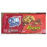 3 packages of chewy chips ahoy with reeces peanut