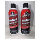 2 New Motor Medic Instant Starting Fluid (Model