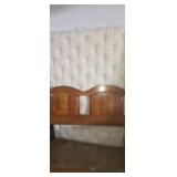 Full size mattress and box spring with headboard