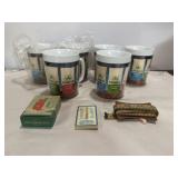 6 Pioneer Seed Advertising Coffee Mugs with a