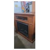 Twin star furniture faux fire place heater