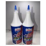 2 New Lucas Oil SAE 85W-140 Heavy Duty Gear Oil