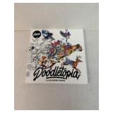 Doodletopia coloring book seems new 10x10in