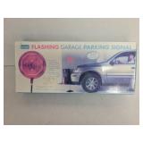 Flashing garage parking signal
