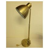 Adjustable brass desk lamp 24in