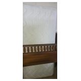 Denver Twin size mattress box spring, wooden head