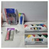 Testors Acrylic and enamel paints, cement for