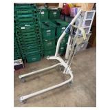 white Invacare 9805P Hydraulic Patient Lift,