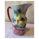 Royal capley pitcher yellow blossoms 8 x 4.