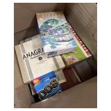 Family puzzles and fun board games assorted in