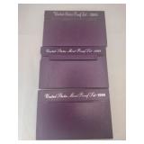 1985 1989 1990 United States proof set