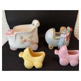 For vintage baby carriages planters.