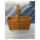 Longaberger maple wood basket 2000 with