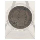 1909 Barber half dollar