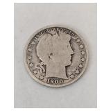 1900 Barber half dollar