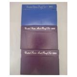 1983 1989 1990 United States proof set