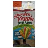 3 family size bags of zesty ranch vegi straws