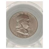 1963 Franklin half dollar