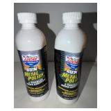 2 New Lucas Oil Gun Metal Polish & Tumbler Media