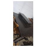 Heavy duty pottery barn dinning table with 4