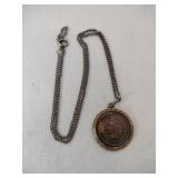 1902 Indian Head Penny charm necklace