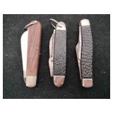 3 pocket knife  imperial kamp-King imperial,