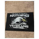 18 in x 27 in Veterans door mat