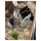 Old medicine bottles, spice jars, and more