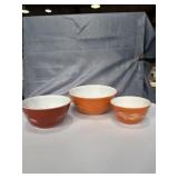Pyrex #402, 401 & 403 vintage Pyrex nesting