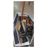 Wood saws, grease gun, corded drill , torch head