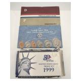 1984 1991 1999 State uncirculated coin sets