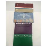 1984 1991 1998 uncirculated proof sets