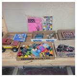 Assorted toys and more
