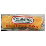 12 Nathan's pretzel dogs