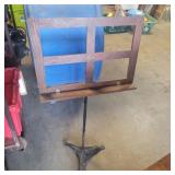 Hamilton and metal music stand