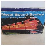 Diesel sound system for train