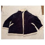 Womenï¿½s Denim and Co Size 3X fleece jacket
