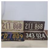 4 58 and 59 license plate