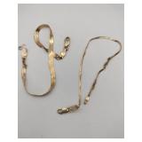 14k scrap bracelets Marked 14k .140oz