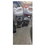 Sae 30 oil, antifreeze and brake fluid