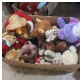 Assorted stuffed animals