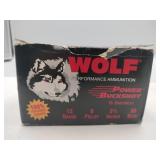 Wolf power buckshot 12 gauge 15 shells